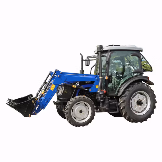Сельскохозяйственный трактор с широкой поперечной бороздой на гусеничном ходу, не застревающий в воде, грязной земле в качестве культиватора, траншеекопатель, газонокосилка-погрузчик с лопатой и экскаватором